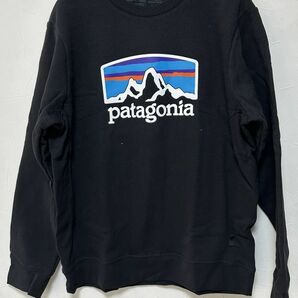 パタゴニア メンズ Lサイズ フィッツロイ ホライゾンズ アップライザル クルー スウェットシャツ patagonia 39626 BLK トレーナー