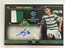 ＜Bruno Fernandes＞Topps 2017/18 UEFA Champions league Museum Collection Jersey Auto 直筆サイン /50_画像1