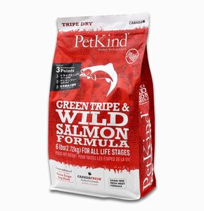 PetKind　ペットカインド　グリーントライプ&ワイルドサーモン　11.34kg　普通粒　※限定レシピ　リピーター様特典あり