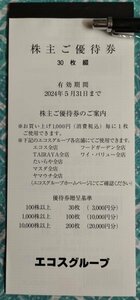 【即日☆匿名☆送料無料】☆エコス株主優待券 4冊 12,000円分（100円券×120枚）セット☆