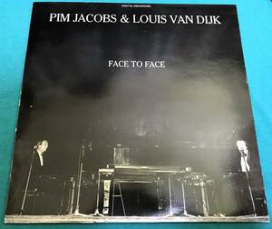 LP●Pim Jacobs & Louis van Dijk / Face To Face HOLLAND盤 Blue Mouse 785001