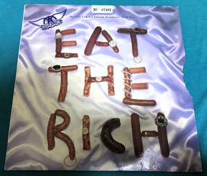 10”●Aerosmith / Eat The Rich GFSV 46 UKオリジナル盤 GFSV 46 限定 ゴールド盤 シリアル・ナンバー入り 07461