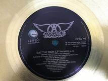 10”●Aerosmith / Eat The Rich GFSV 46 UKオリジナル盤 GFSV 46 限定 ゴールド盤 シリアル・ナンバー入り 07461_画像3