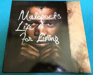 LP●Malopoets / Life Is For Living EUROPEオリジナル盤 Virgin 209 255 ニューウェイヴ・アフロ