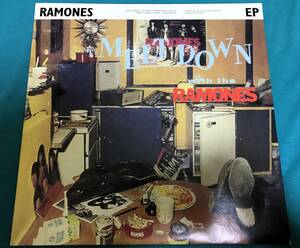 10”●Ramones / Meltdown With The Ramones EUROPE盤 Sire 8122796059 750枚限定クリアーピンク盤 カラー盤