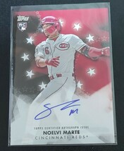 Noelvi Marte 2024 Topps Series1 BSA-NOE Baseball Stars Autograph Card REDS ノエルビ マルテ レッズ_画像1