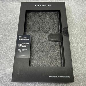 coach iPhone 15 pro max用ケース　手帳型未使用品