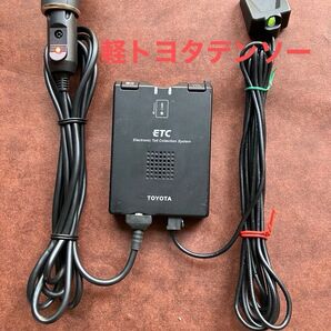 トヨタ デンソー ETC 選べるコード類 軽自動車 音声案内 アンテナ分離 バイク可 643