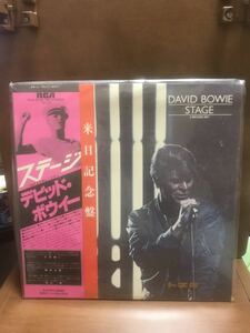 DAVID BOWIE STAGE ステージRCA-9149-50 デビット・ボウイー 帯付き 来日記念盤