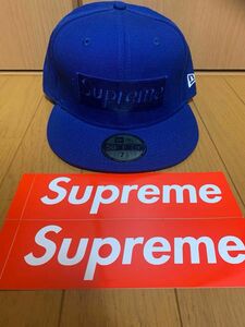 Supreme Tonal Box Logo New Era ロイヤル 14aw