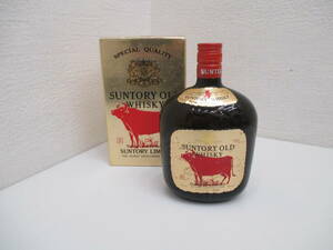 再出品 3480 酒祭 洋酒祭 サントリー オールド ウイスキー 丑ラベル 760ml 43度 未開栓 SUNTORY OLD WHISKY 特級 古酒 ラベル 箱劣化