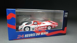 ポルシェ 956 `キャノン` リチャードロイドレーシング LLOYD/MASON/METGE ルマン24時間 1984 （1/43スケール MINICHAMPS 430846516）