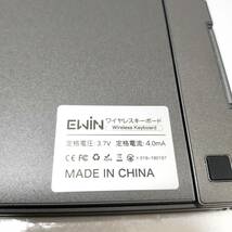 【1円オークション】ewin　Ewin ワイヤレス キーボード bluetooth 折り畳み 日本語配列 タッチパッド搭載　三台同時切替　TS01B000156_画像4