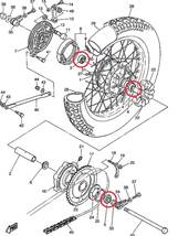 YAMAHA XJR400/S/R/Ⅱ 4HM 1993～ 日本製 後リアホイール ハブ ベアリング 抜き工具 画像付き詳細作業手順 レストア スプロケ DIY 修理_画像4