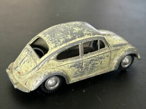 空冷　VW ビートル　58以降　ミニカー　メルクリン　1/43 当時モノ　ユーズドコンディション　グリーン系です