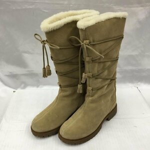 Timberland 表記無し ティンバーランド ブーツ ロングブーツ 26367 レースアップ ムートン 6Ｗ Boots Long Boots 10103568