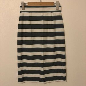 INED 7 イネド スカート ひざ丈スカート Skirt Medium Skirt 白 / ホワイト / X 緑 / グリーン / X 紺 / ネイビー / 10005535