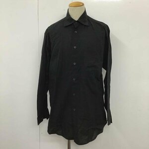 ARMANI JEANS M アルマーニジーンズ シャツ、ブラウス 長袖 イタリア製 90年代 Shirt Blouse 黒 / ブラック / 10105496
