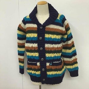 chloro FREE クロロ カーディガン 長袖 長袖ニットカーディガン カラーニットカーディガン 総柄 アウター Cardigan 10105584