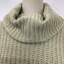 ViS FREE ビス ニット、セーター 長袖 タートルネック ハイネック Knit Sweater 薄緑 / ライトグリーン / 10106109_画像4