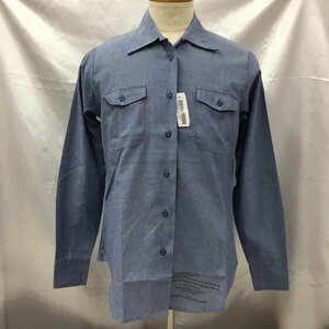 ミリタリー 表記無し ミリタリー シャツ、ブラウス 長袖 Shirt Blouse 青 / ブルー / 10105799