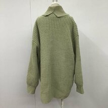 ViS FREE ビス ニット、セーター 長袖 タートルネック ハイネック Knit Sweater 薄緑 / ライトグリーン / 10106109_画像2