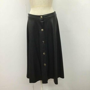 ZARA BASIC S ザラベーシック スカート ひざ丈スカート Skirt Medium Skirt 黒 / ブラック / 10106135