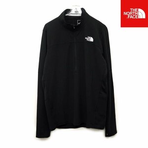 USA Limited New North Face Flashdry Deodorant Processing Renter 1/4 рубашка с длинным рукавом Zip (xxl) Черное.