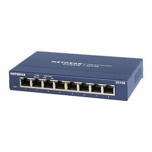 NETGEAR ネットギア 8ポート アンマネージスイッチ ハブ GS108【 新品 / 未開封 】