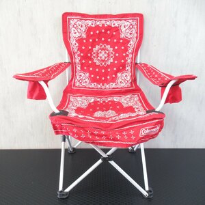 COLEMAN×BEAMS コールマン ビームスアームチェア（レッド） BEAMS ARM CHAIR RED【 中古品 】