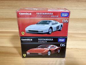 トミカ プレミアム 06 フェラーリ テスタロッサ 通常+発売記念仕様 赤色 白色 初回 Ferrari TESTAROSSA