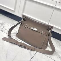 30665 美品 HERMES エルメス ジプシエール34 トリヨンクレマンス エトゥープ_画像1