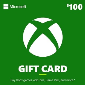 【実績多数】 XBOX ギフトカード アメリカ $100ドル 未使用 マイクロソフト Microsoft ギフトコード USA