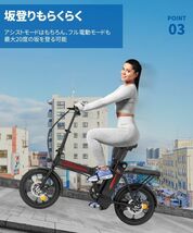 フル電動自転車 電動アシスト自転車 16インチ　b-09_画像7