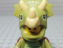 ★LEGO★ミニフィグ【シリーズ25】Triceratops Costume Fan(7104508)_画像4