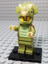 ★LEGO★ミニフィグ【シリーズ25】Triceratops Costume Fan(7104508)_画像2