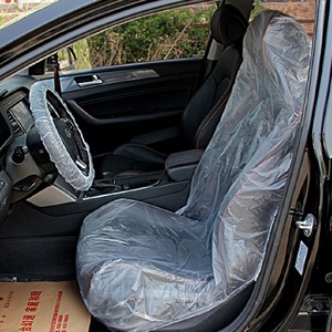シートカバー 養生カバー 100枚 入り 自動車 運転席 助手席 シート 保護 ビニール 使い捨て 汚れ防止