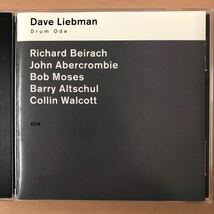 【ECM】◆デイヴ・リーブマン《Drum Ode》◆国内盤 送料185円◆Dave Liebman/John Abercrombie/Richard Beirack_画像1