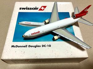 DC-10 スイスエア　(herpa 1/500) 完成品モデル