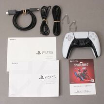 未使用 展示品 PS5 本体 PlayStation5 Marvel's Spider-Man2 同梱版 CFIJ-10020 ゲーム機 テレビゲーム プレイステーション #100※428/e.c_画像9