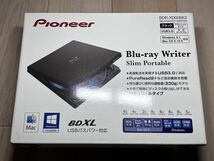 新品 パイオニア 外付けBDドライブ　USB3.0 ブルーレイドライブ ポータブルBD PowerDVD 再生ソフト付き ブラック_画像1