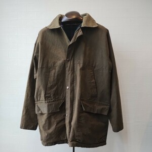 ■ ビンテージ 古着 ■ Made in ENGLAND 英国製 オイルドジャケット ■ 裏地タータンチェック ■ NNN1003