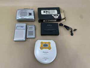 ポータブルオーディオ機器まとめて ラジオ SONY ICF-F510V AIWA CR-AS23 カセットテープ アイワ TR-35 遊歩人 SK-28 CD Panasonic SL-SX220