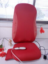 かんたん椅子置きシートマッサージチェア　ドウシシャ製　★温感もみ玉でほんわりあったかい　_画像1