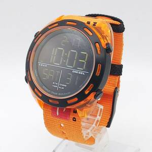  free shipping [ operation goods ]* diesel *DIESEL*kla car -*CRUSHER* orange *DZ-1896* unisex / wristwatch / digital / quartz 