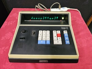  hard-to-find Showa Retro sharp calculator Compet18 CS-18D navy blue pet 18. river electro- machine mania collection ket6-18taj