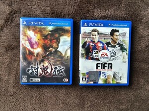 PS VITA ソフト　FIFA ワールドクラス サッカー　PS Vita 討鬼伝　ゲーム　テレビゲーム　2セット　まとめて　fj-04