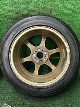 SSR スピードスター　タイプC 軽量6本スポークホイール　ゴールド　100/5H 16×7J +43 レガシィ等！　早い者勝ち。_画像6