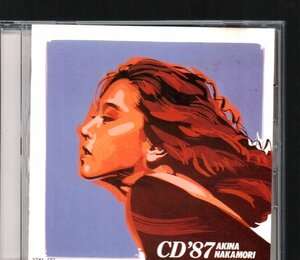 ■中森明菜■CDのみの企画ベスト・アルバム■「CD’87」■♪DESIRE-情熱-♪TANGO NOIR♪Fin♪■品番:32XL-191■1987/5/1発売■盤面良好■