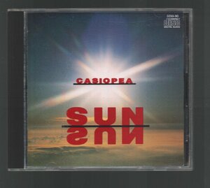 ■カシオペア(CASIOPEA)■「サン・サン(SUN SUN)」■♪Conjuction♪After Glow♪■品番:32XA-90■￥3,200盤■アルファ盤■1986年■廃盤■